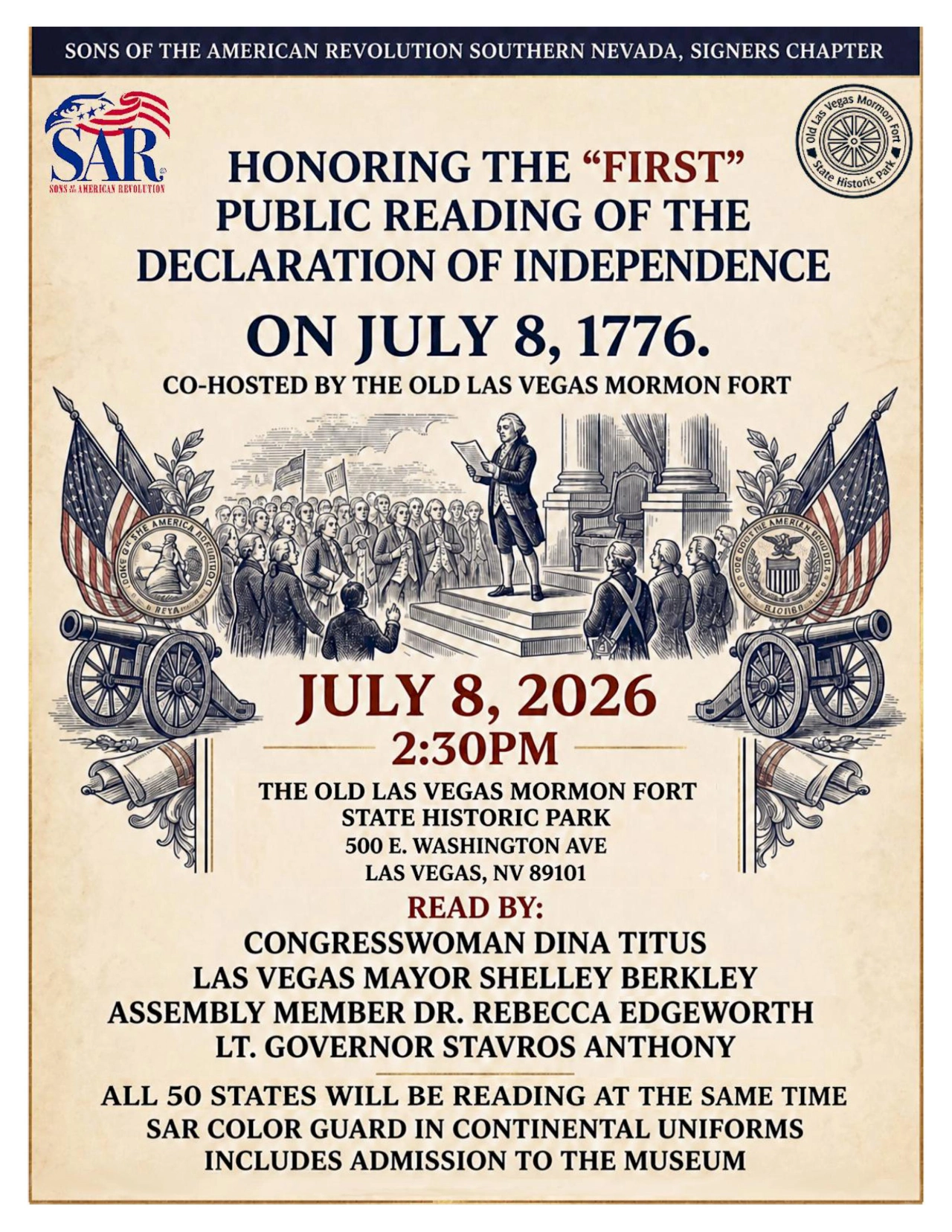 Reading of The Declaration